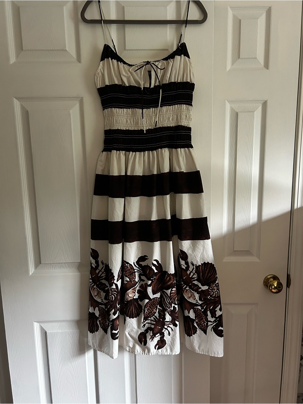 J Crew Reverie Dress In Lobster Print View 3